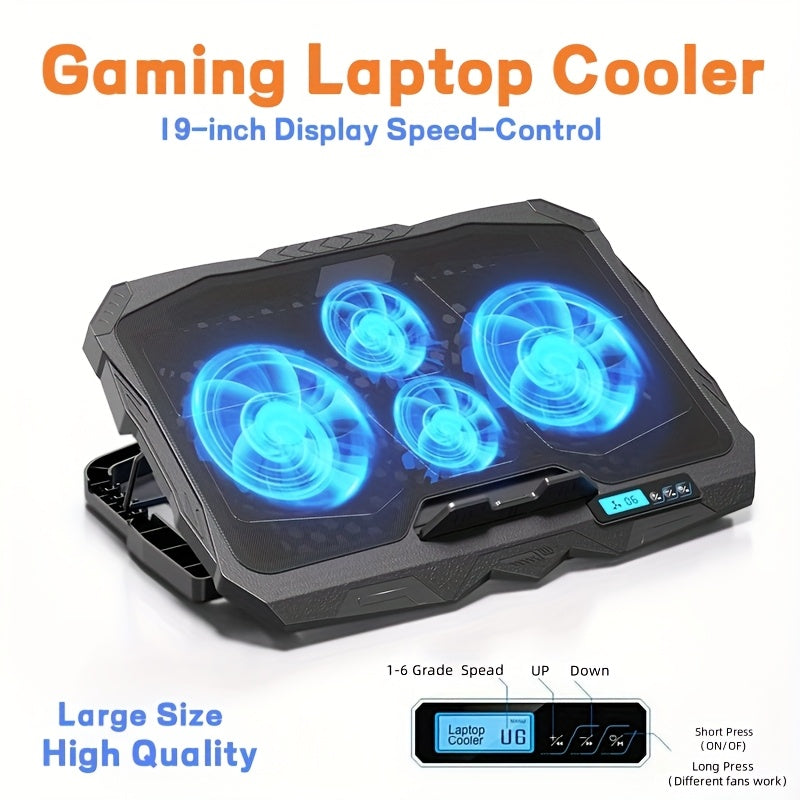 MIKUSO-068 Gaming Laptop Cooler with LED Screen