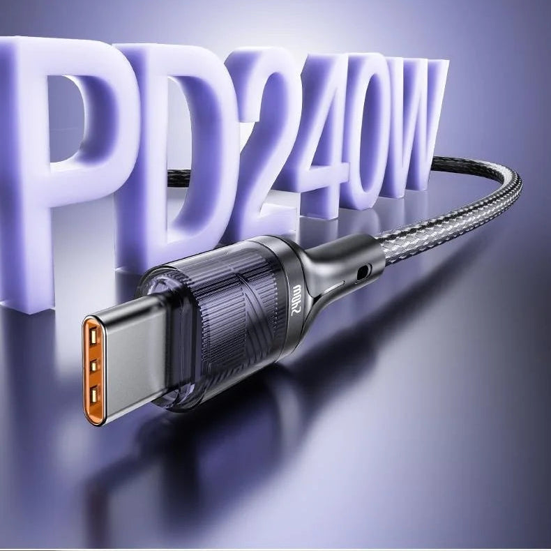 YESIDO CA166 Type-C Charge & Data Cable - 240W