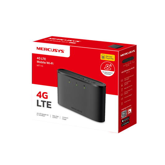 Mercusys MT110 4G LTE Mobile Wi-Fi Router