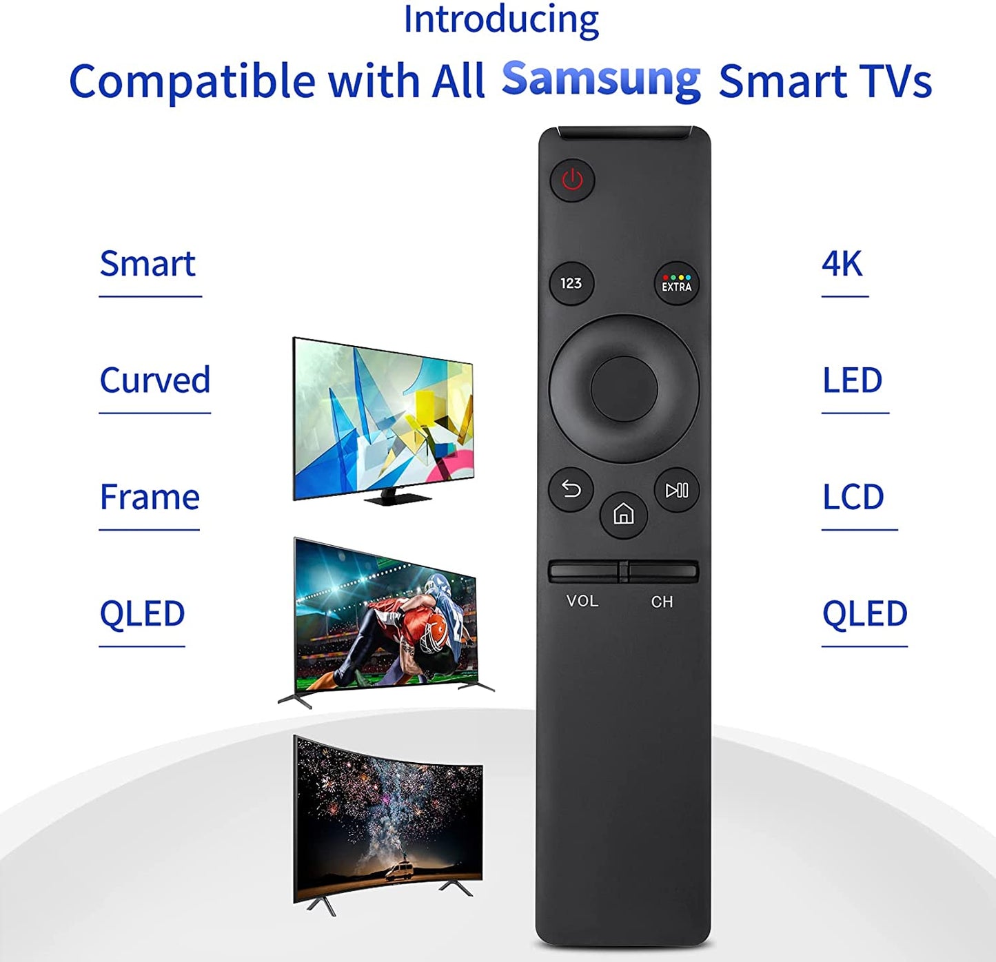 Replacement Remote Control for All Samsung LEDLCD HDTV TV