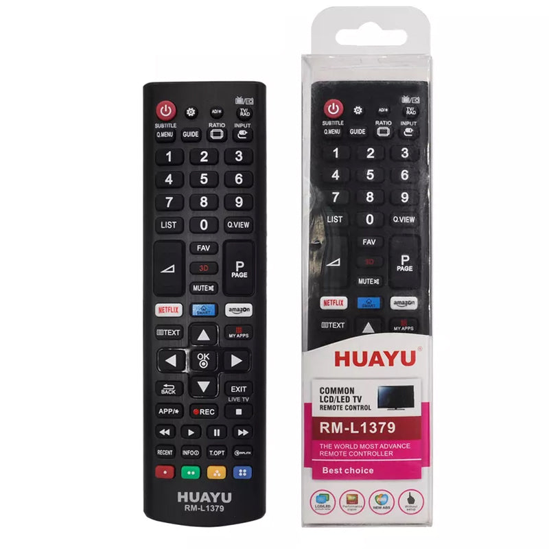 HUAYU RM-L1379 TV Remote Control for LG Smart LCD/ LED/HD & 3D TV