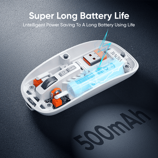 VIDVIE KB07 Rechargable Transparent Wireless Mouse