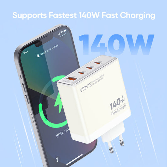 VIDVIE XL-PLE226 140W Super Fast GaN Charger