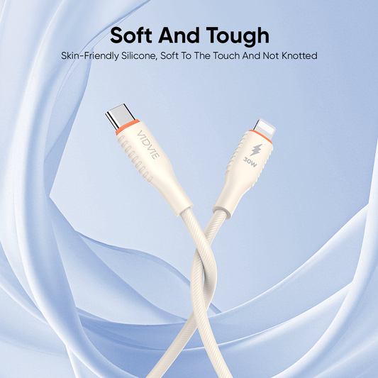VIDVIE CB4050C&i Type-C to iPhone 30W Data Cable - 1m