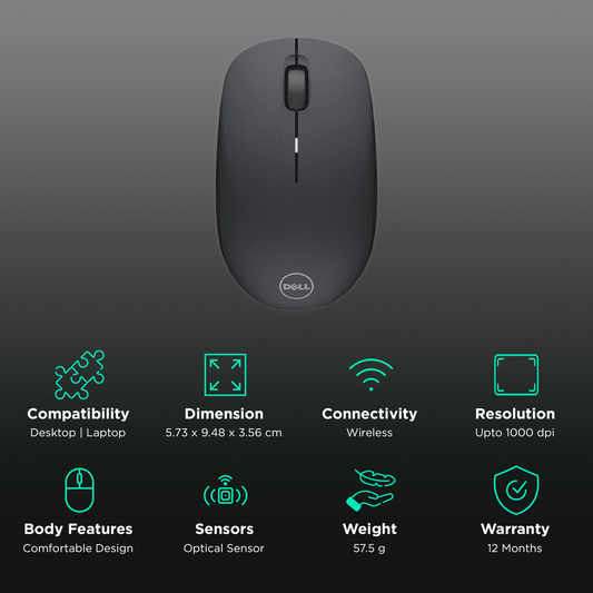 Dell WM126 Wireless Office Mouse