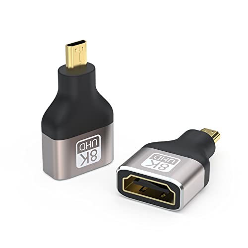 POLLEN 8K Mini HDMI Male to HDMI Female Adapter