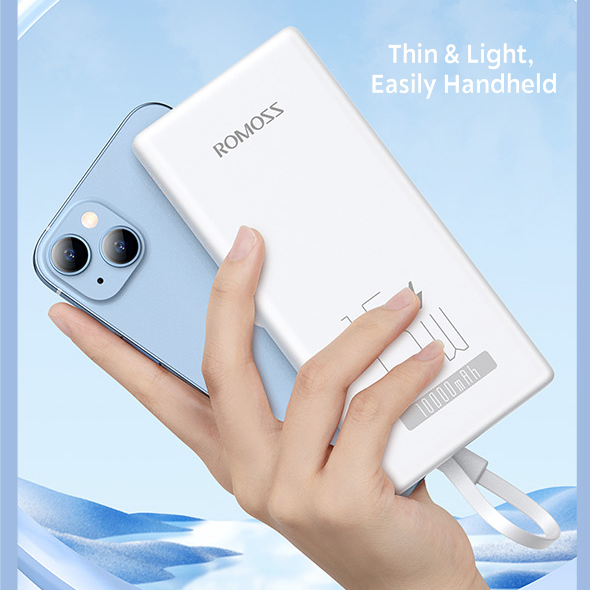 Romoss Power Bank PRC 10000mAh 15W WH