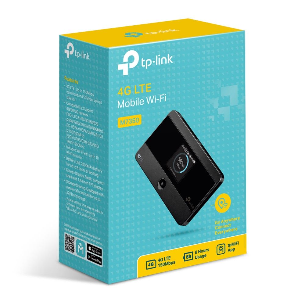 TPLINK M7350 - 150MBPS 4G LTE Mobile WiFi -MiFi