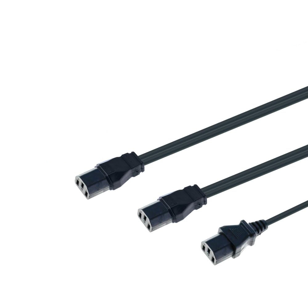Pollen IEC13 Dedicated 3 Headed Power Cable - 3.8M