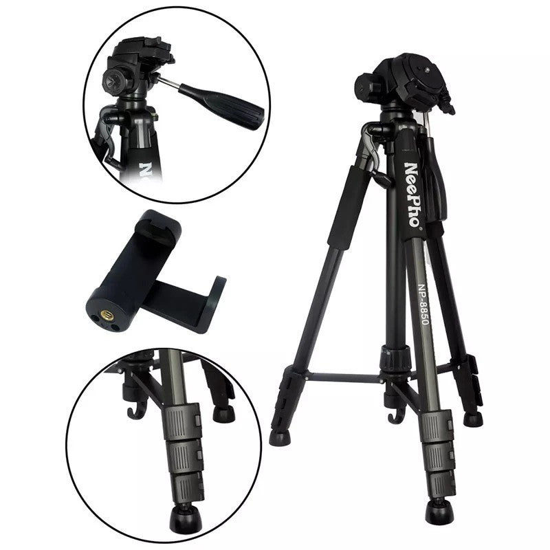 NeePho NP-8850 Professional Camera & Phone Tripod 175cm