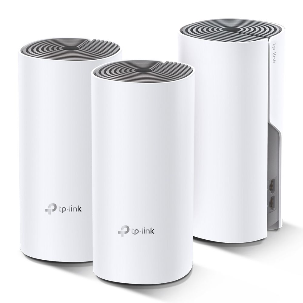 Tp-Link Deco E4 3 pack AC1200 Whole Home Wifi System 2 x 10/100 Lan Ports