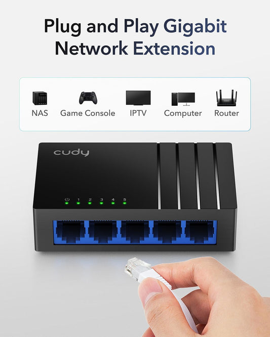 Cudy 5-Port Gigabit Desktop Switch