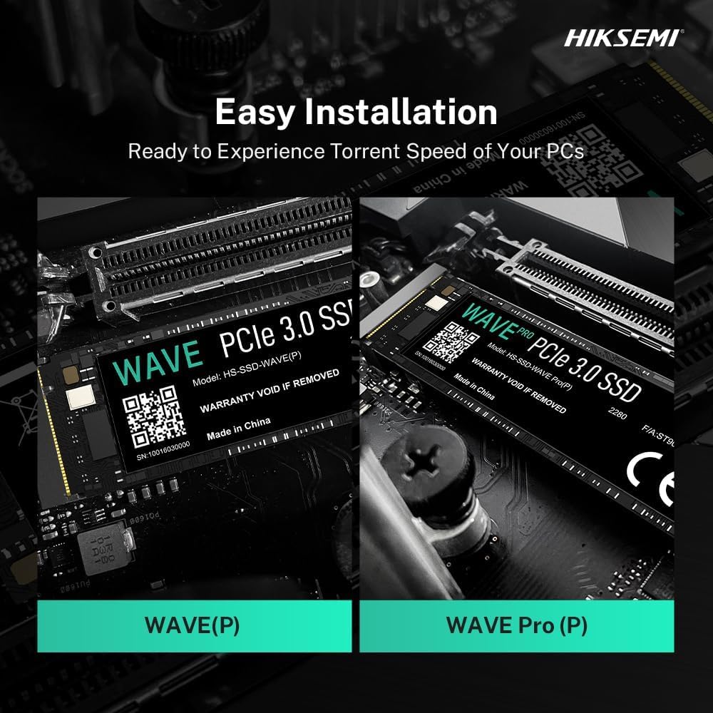 HIKSEMI Wave(P) 512GB Gen3 M.2 NVMe 3D NAND SSD