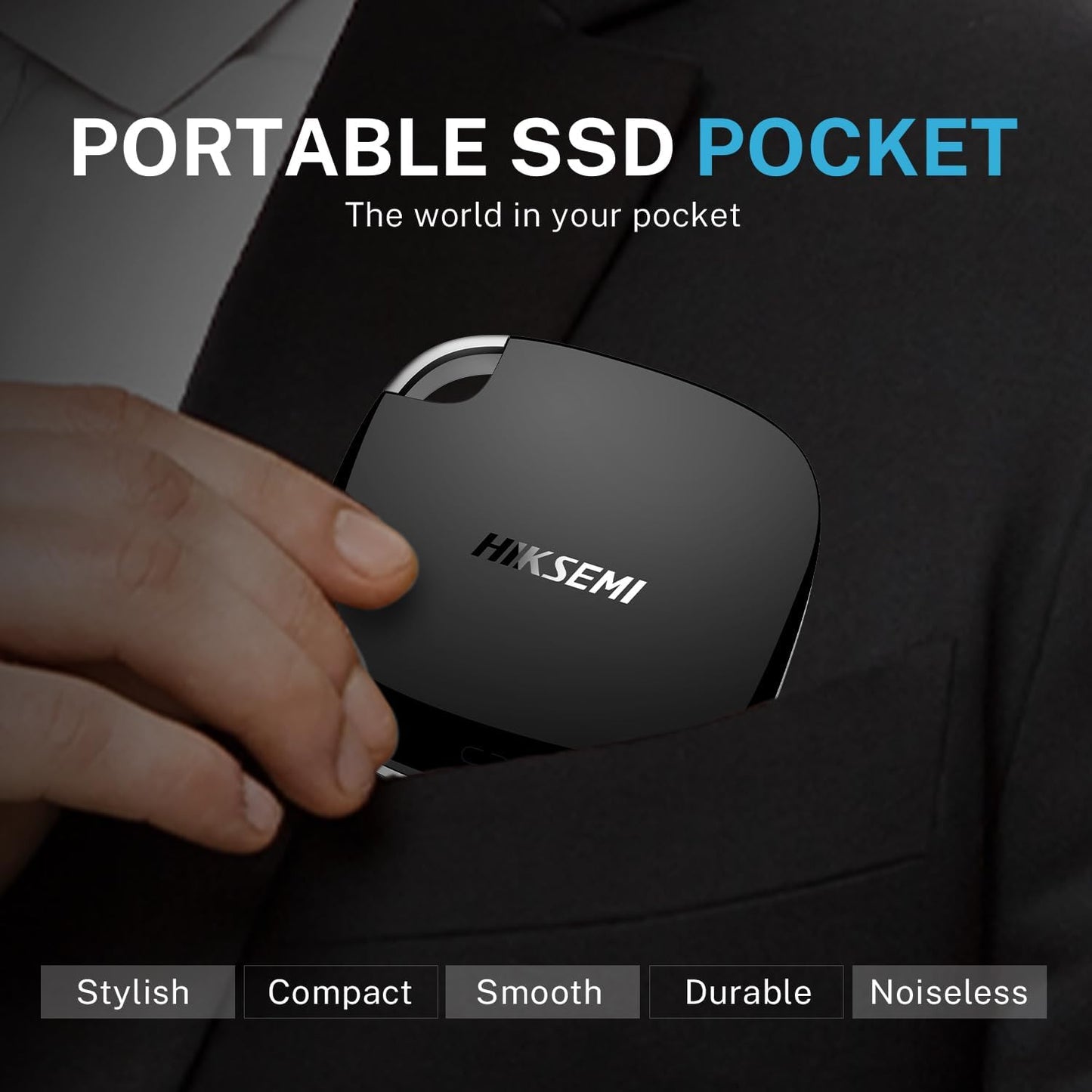 HIKSEMI T100 Pocket Series 512GB USB 3.0 Portable SSD