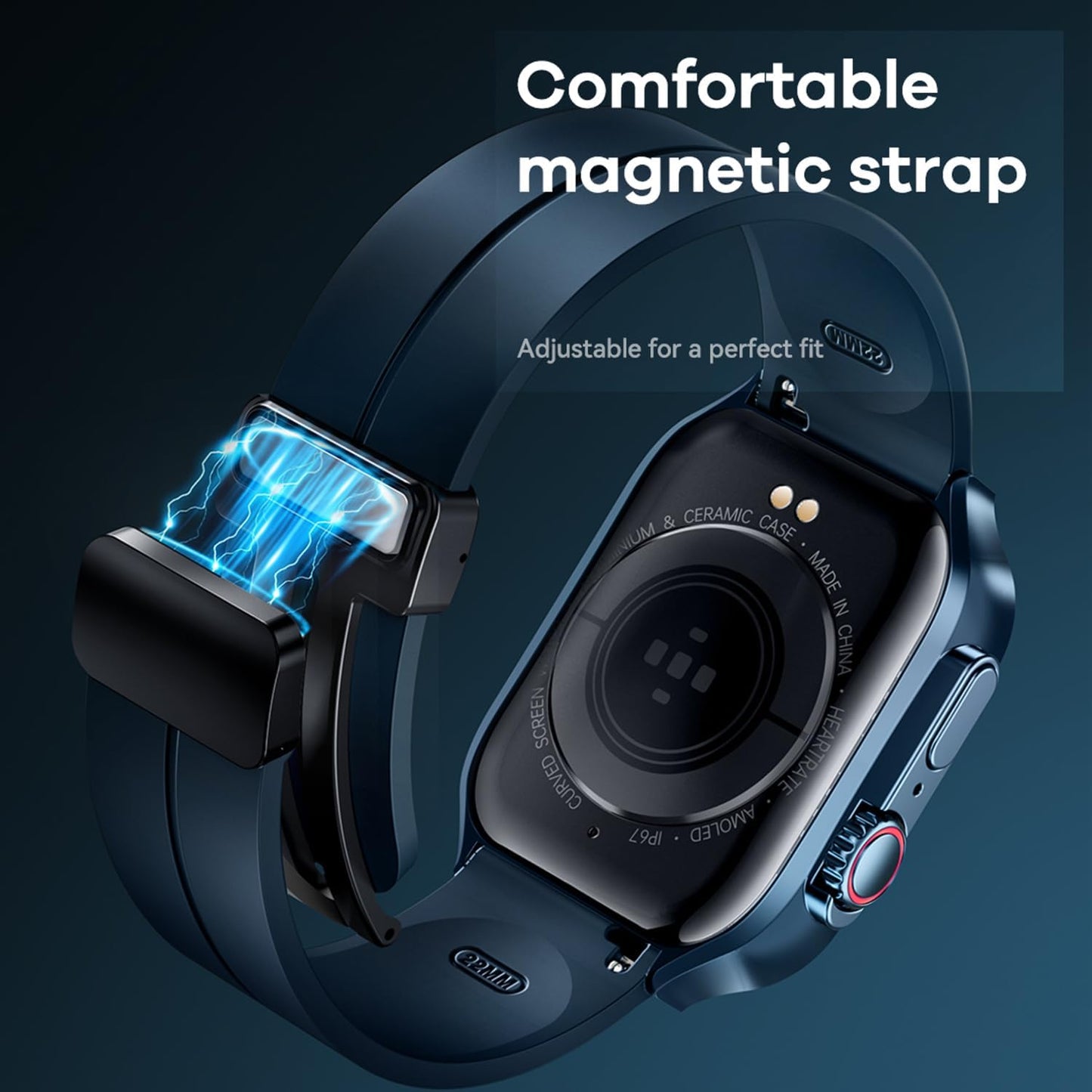 REMAX Watch 13 Series Amoled Display Smart Watch - Blue