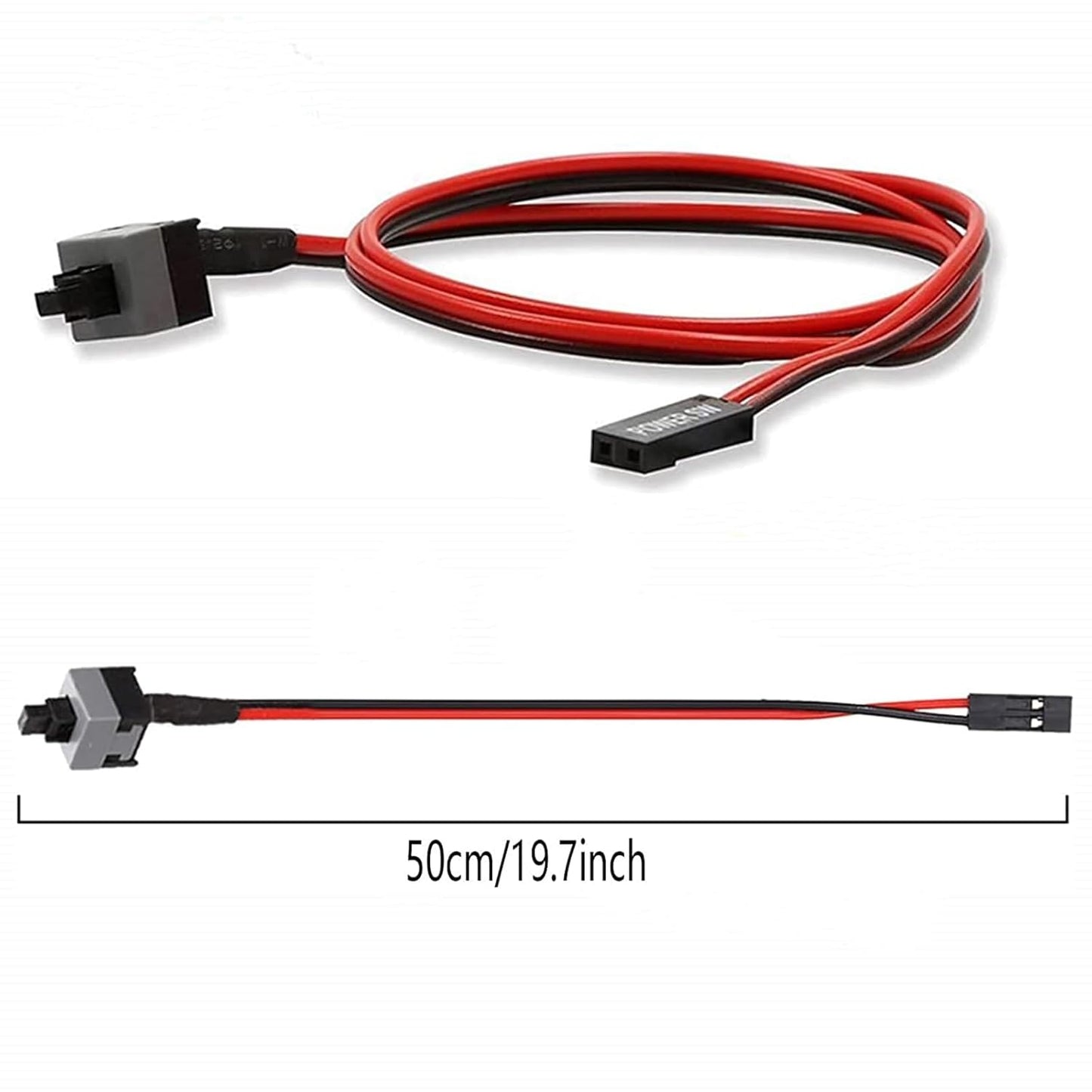 Desktop Power Cable On/Off Push Button ATX Computer Switch