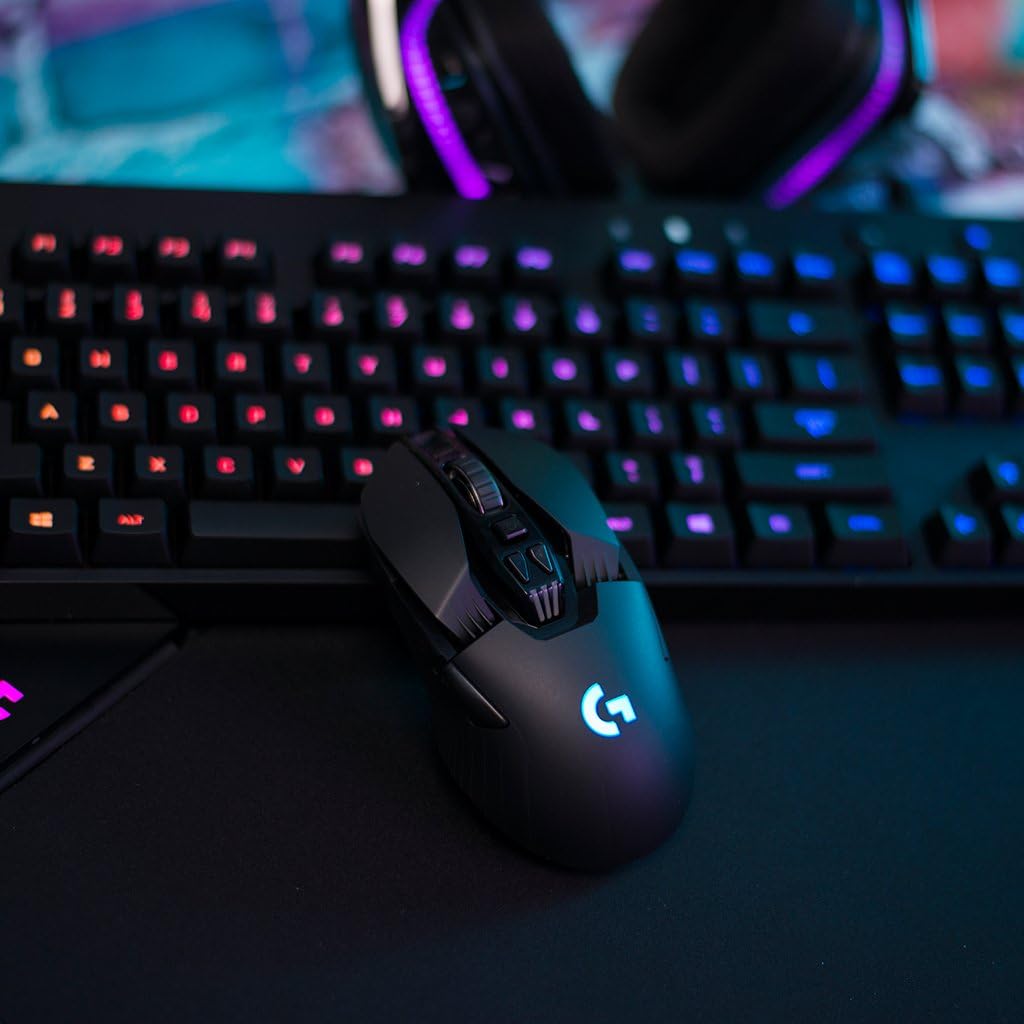 Logitech G903 LIGHTSPEED Wireless Gaming Mouse with Hero Sensor - Black
