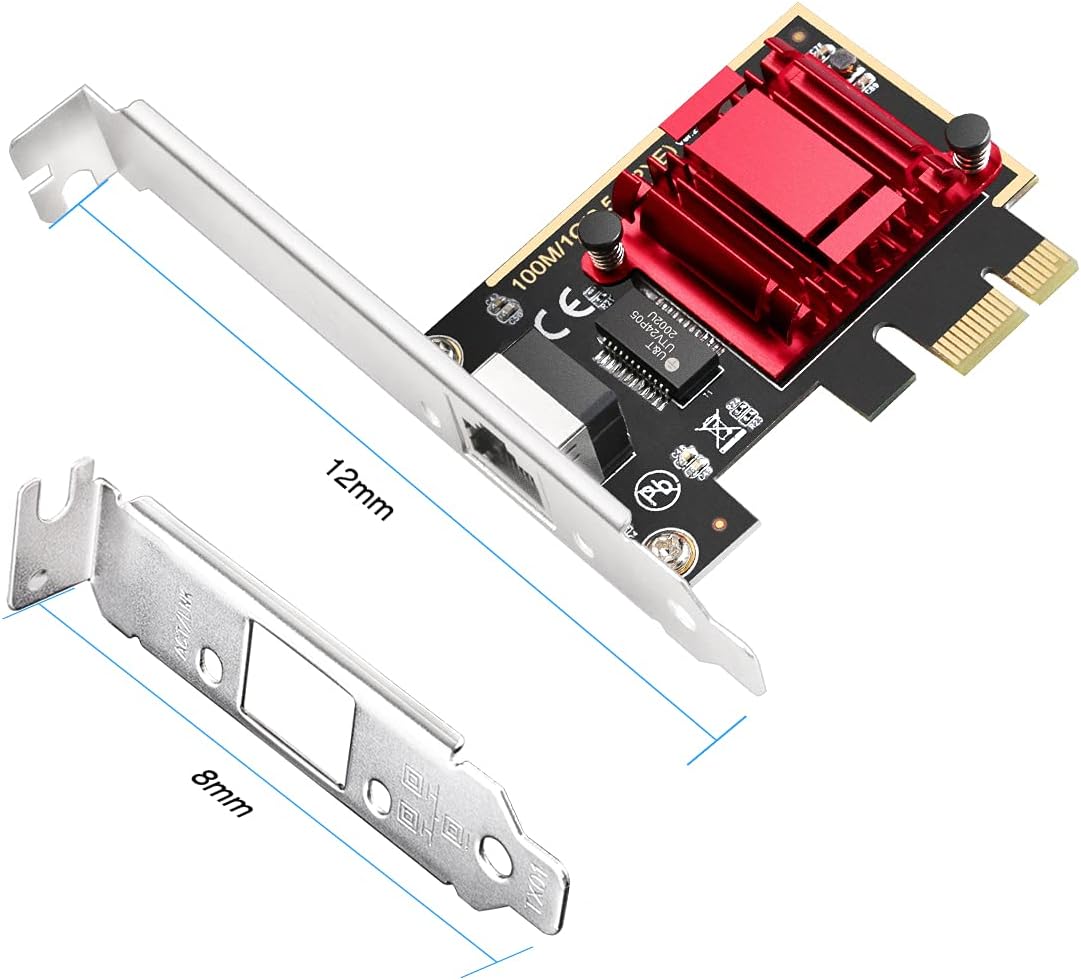 Cudy 2.5Gbps PCI-E Ethernet Adapter