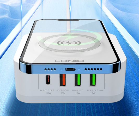 LDNIO AW004 - 32W Desktop Wireless Fast Charging Station
