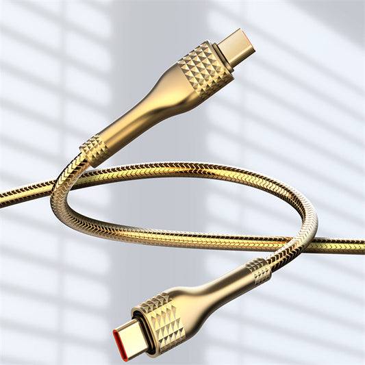 LDNIO LS651 30W Golden Fast Type-C Charging Data Cable
