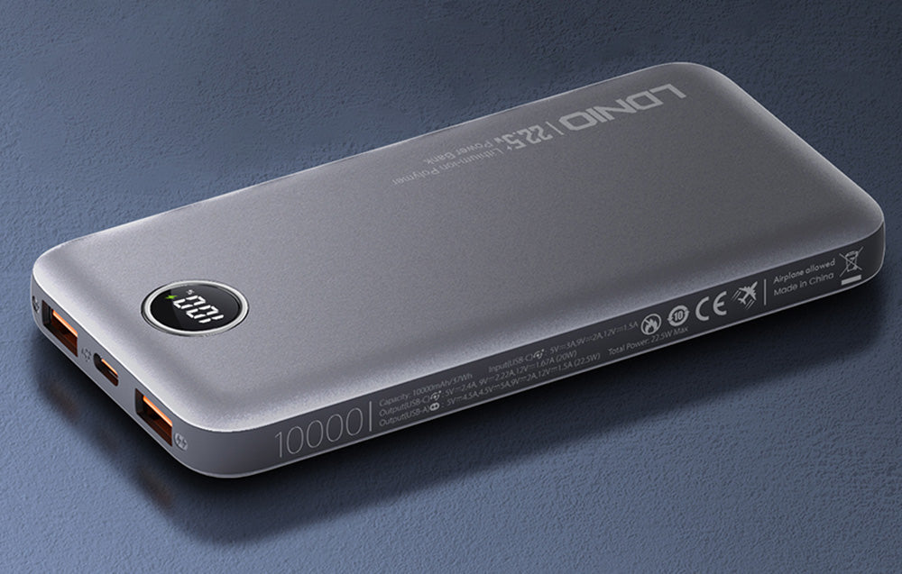 LDNIO PQ10 10000mah 22.5W Fast Charging Portable Power Bank