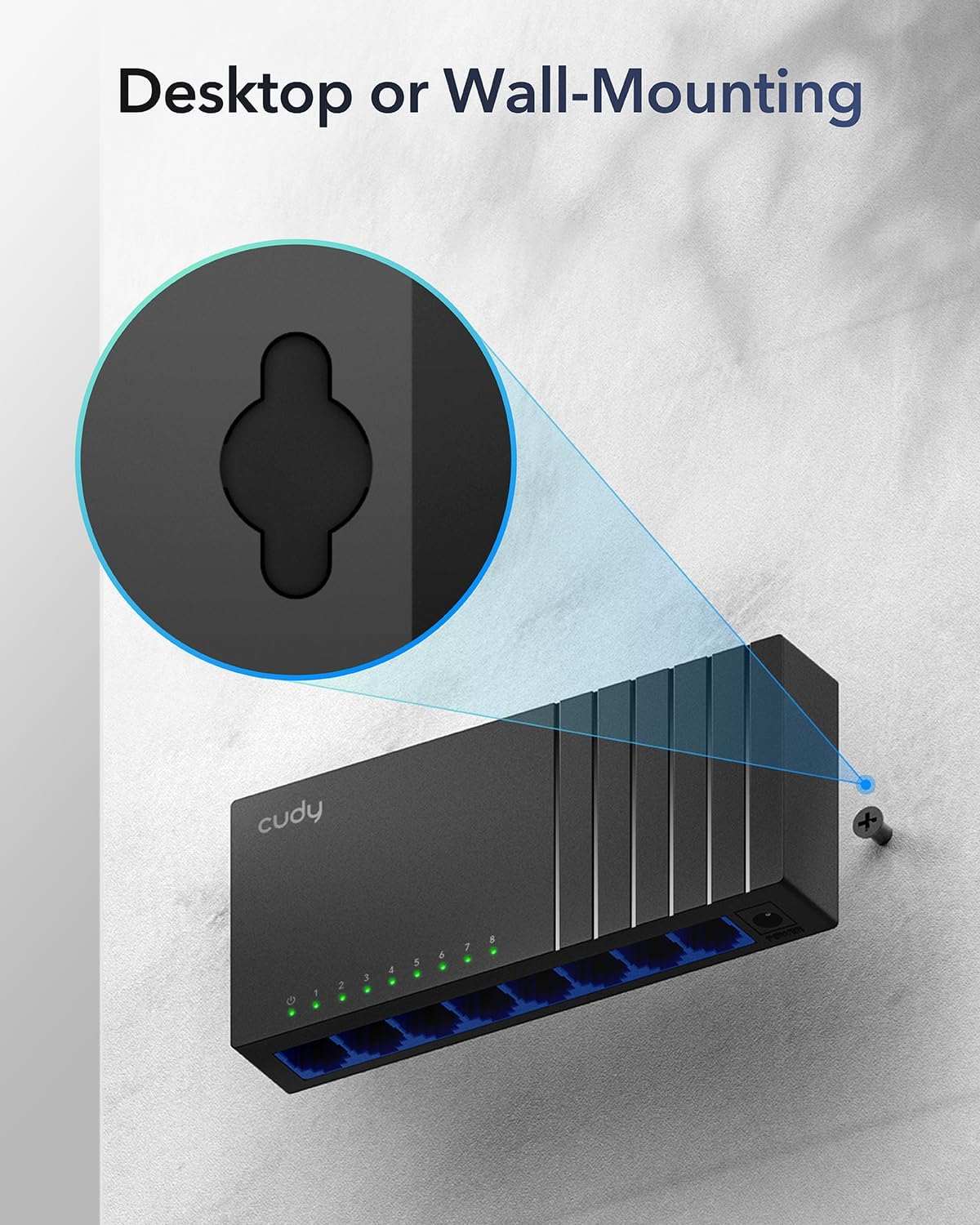 Cudy 8-Port Gigabit Desktop Switch