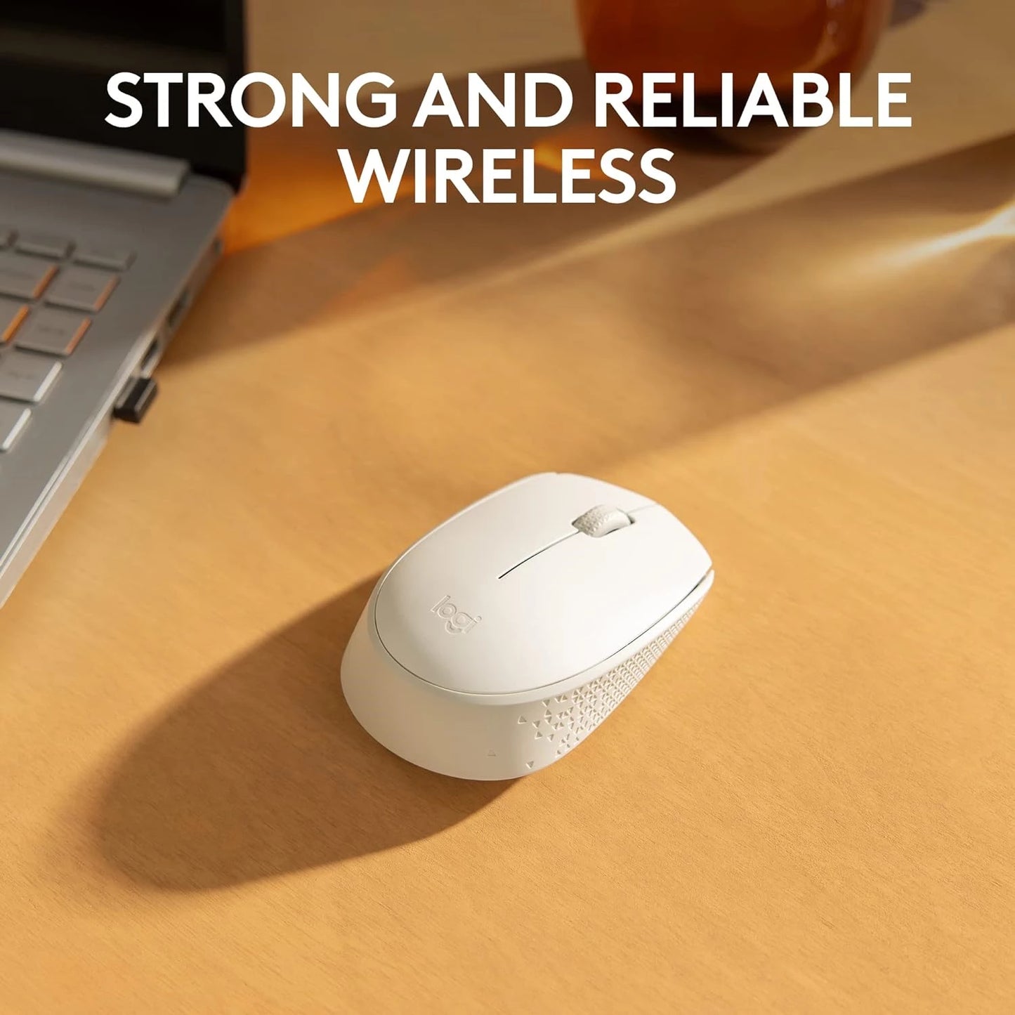 Logitech M171 Cordless Wireless Mouse - White