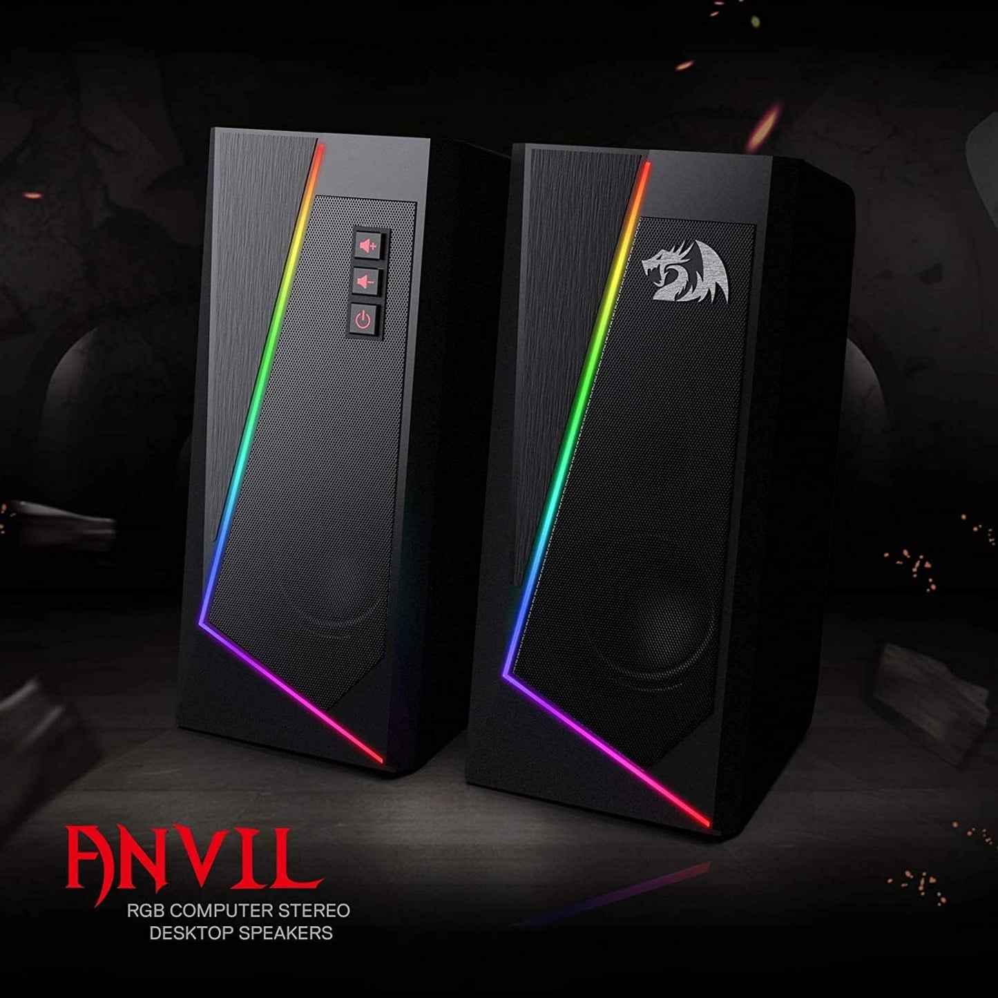 Redragon GS520 ANVIL 2X3W RGB PC Speakers