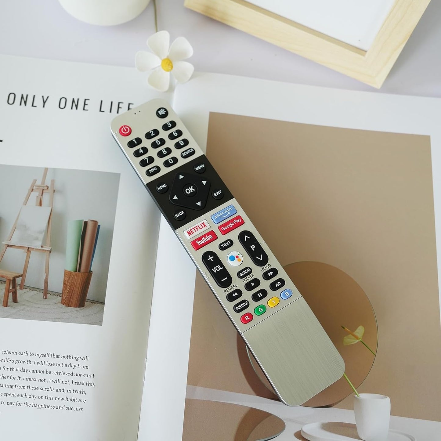 TV Replacement Remote Control Compatible with Skyworth Android 539C-268920
