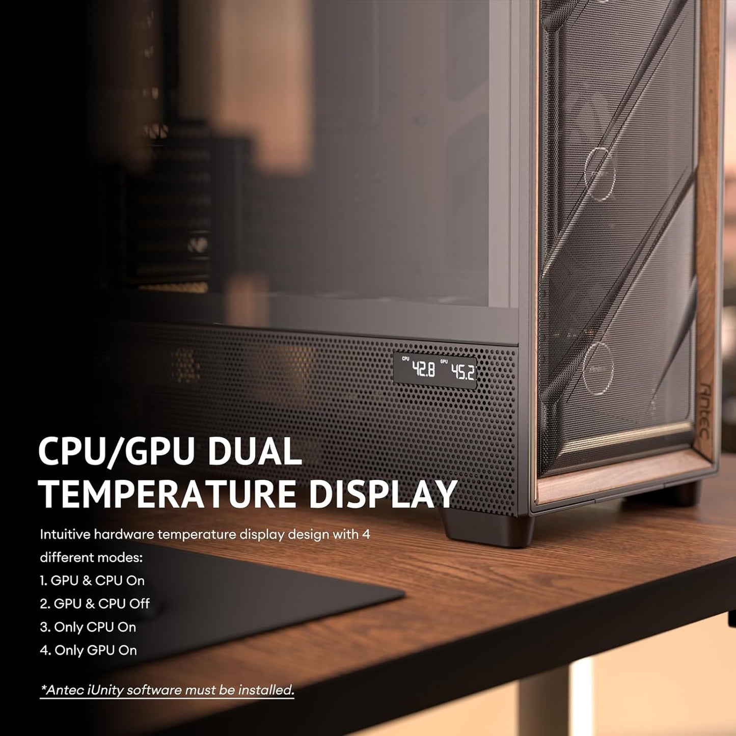 Antec FLUX PRO E-ATX Full Tower Gaming Chassis