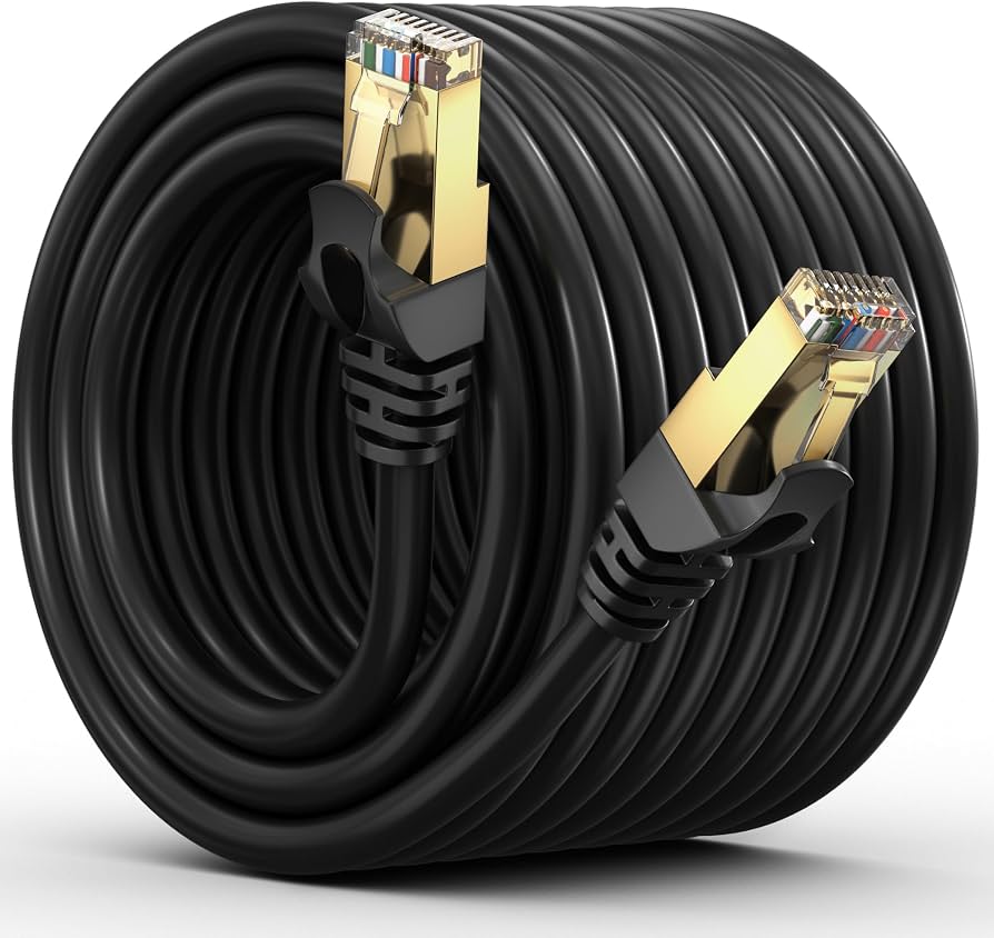 Sotako Cat7 SFTP Shielded Ethernet Cable, Pure Copper 26AWG