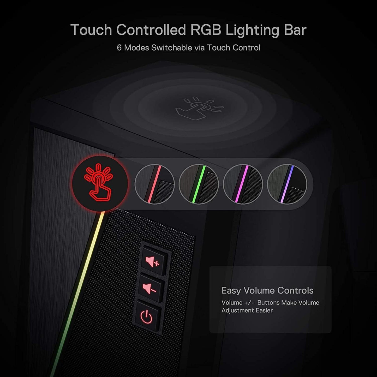 Redragon GS520 ANVIL 2X3W RGB PC Speakers