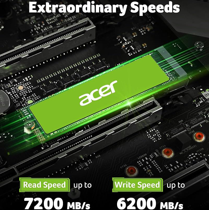ACER M.2 NVME PCIE GEN3 X 4 SSD - 512GB