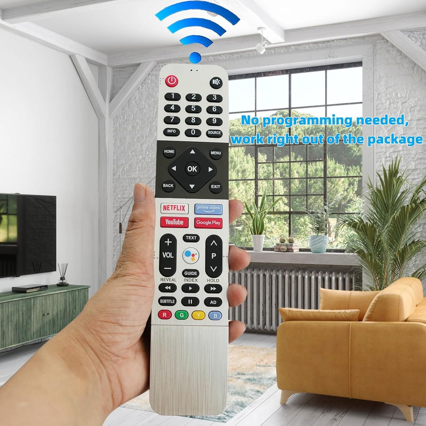 TV Replacement Remote Control Compatible with Skyworth Android 539C-268920