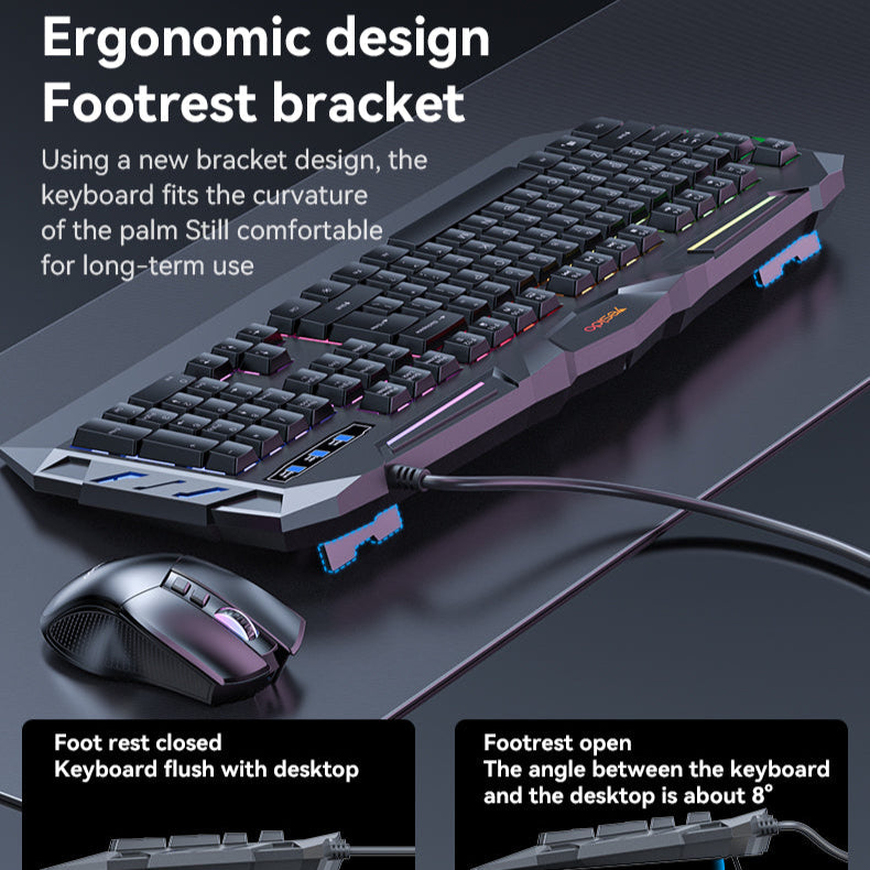Yesido KB21 Premium USB Wired Gaming Keyboard With RGB Backlight