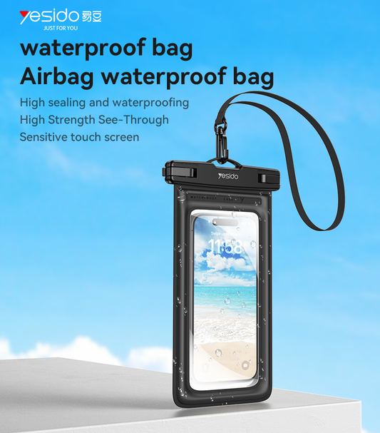 Yesido WB49 Waterproof Phone Bag, Touchscreen Safe