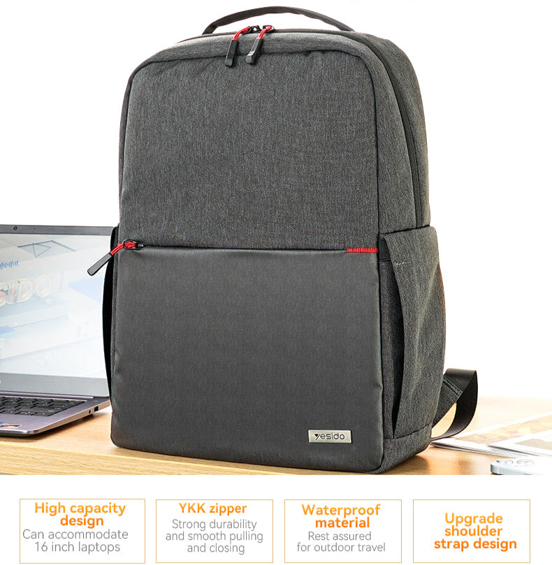 Yesido WB34 Waterproof Backpack Laptop Bag