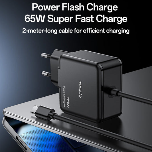 Yesido YC75 65W Type-C Laptop GaN Charger