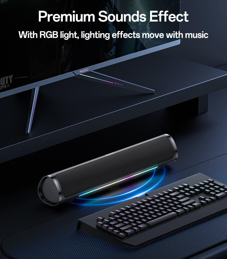 Yesido YSW27 RGB Light BT5.3 Wireless Speaker