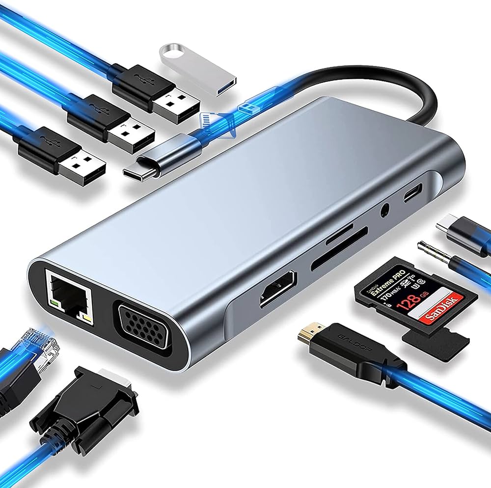 Pollen Tech 11-in-1 USB-C Docking Station