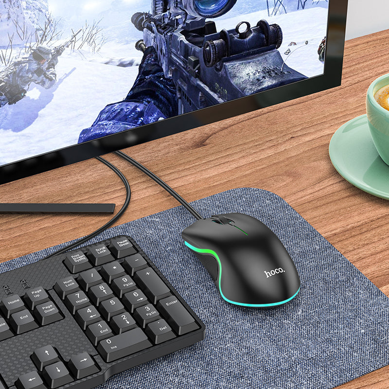 Hoco GM19 Wired RGB Gaming Mouse