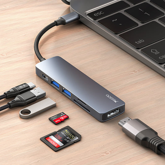 YESIDO HB11 Type-C 6-in-1 Hub