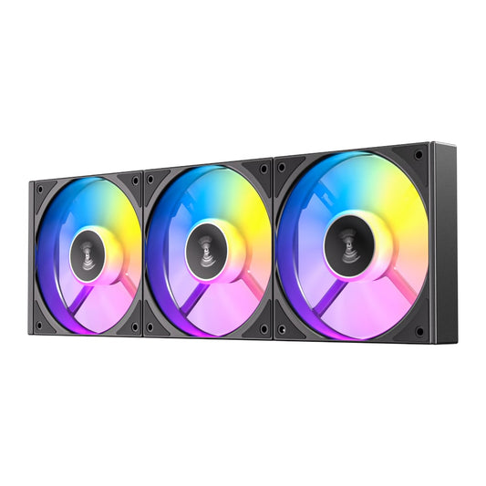Antec Connect 120 Reverse ARGB PWM Fan 3 Pack – Black C120R