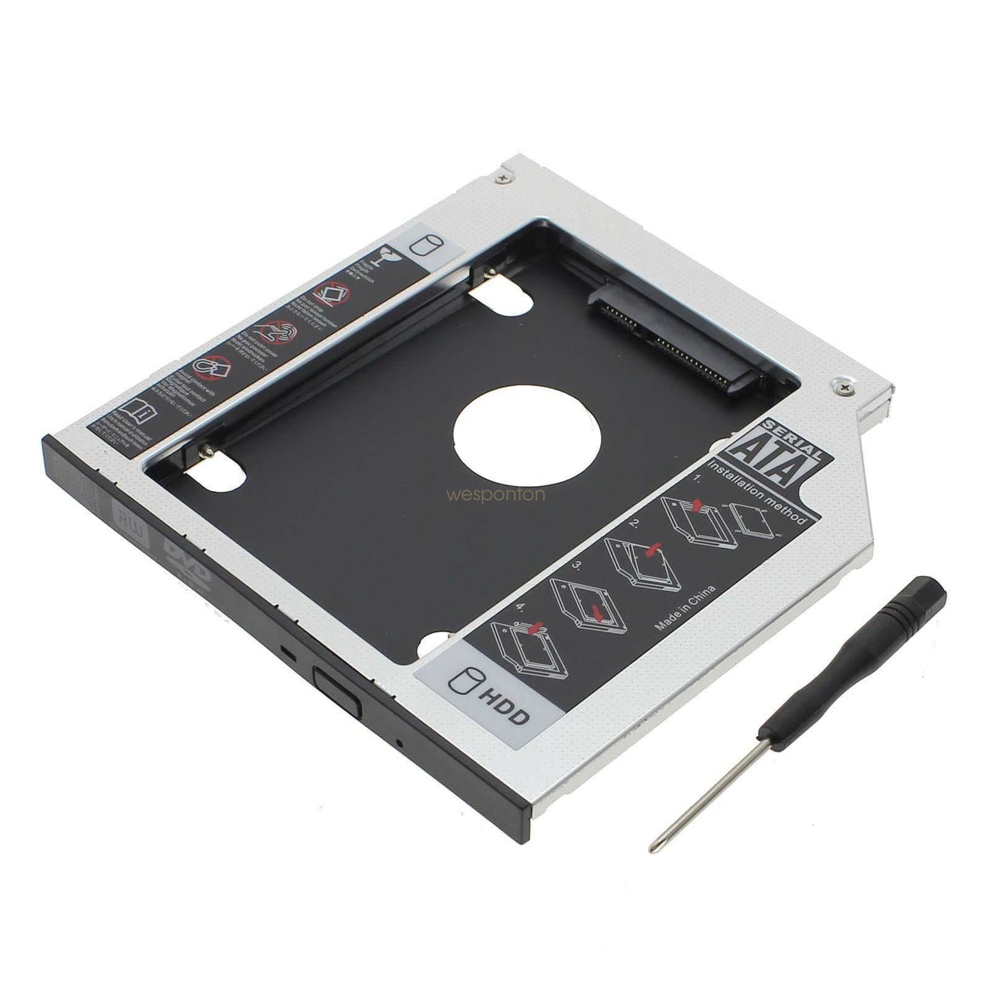 Pollen-Tech 2.5" SATA Universal Optical HDD/SSD caddy