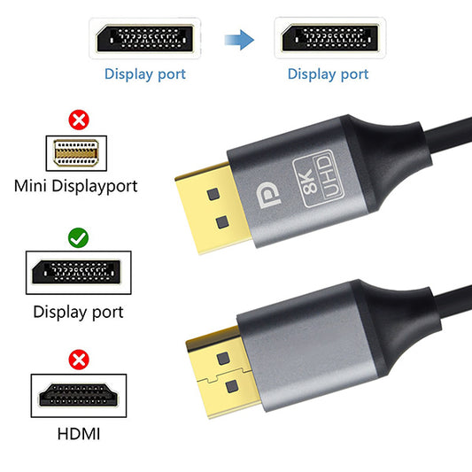 Pollen 8K DisplayPort Cable - 1.5m