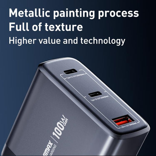 REMAX U2 100W GaN Fast Charging Adapter for Laptop / Tablet / Phone