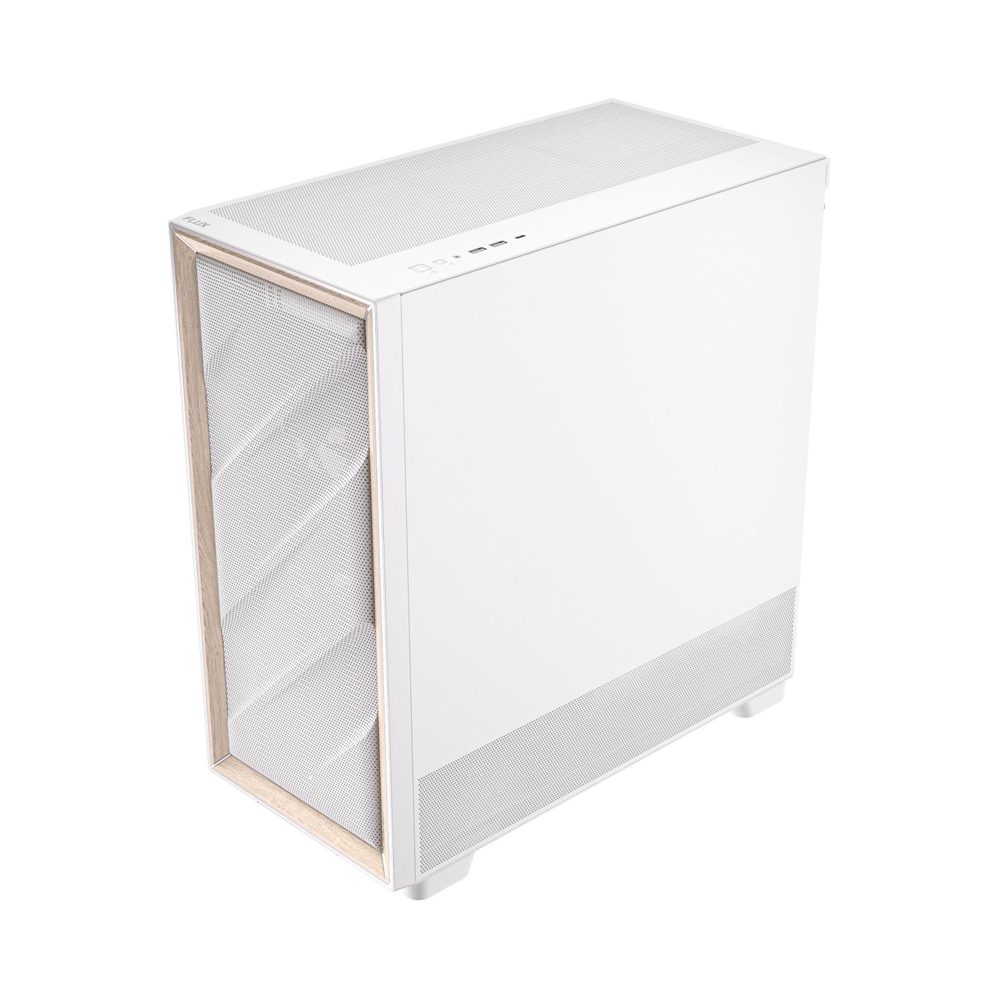 Antec FLUX Mid-Tower E-ATX Gaming Chassis Wood Front Panel