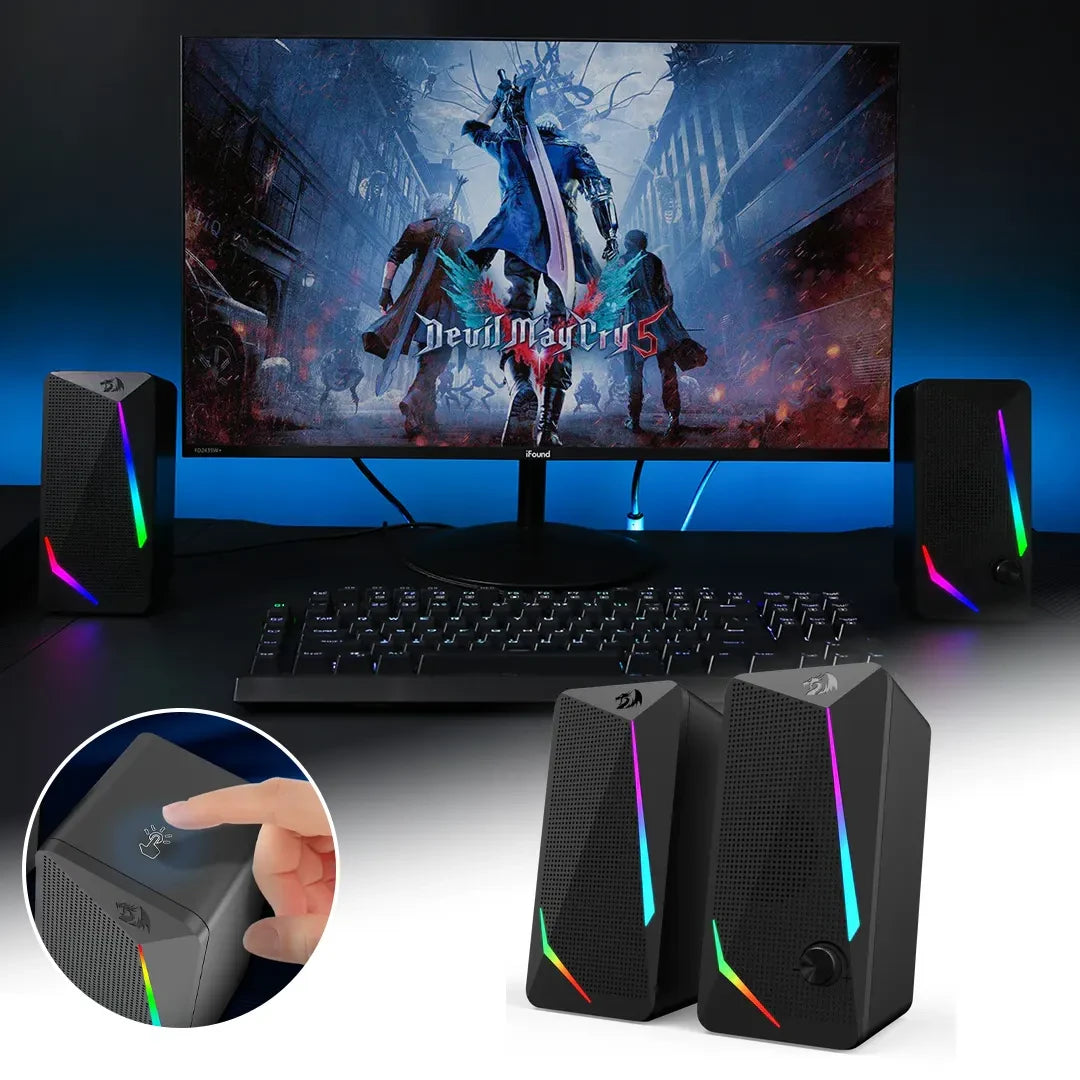 Redragon GS510 WALTZ 2.0 RGB Gaming Speakers