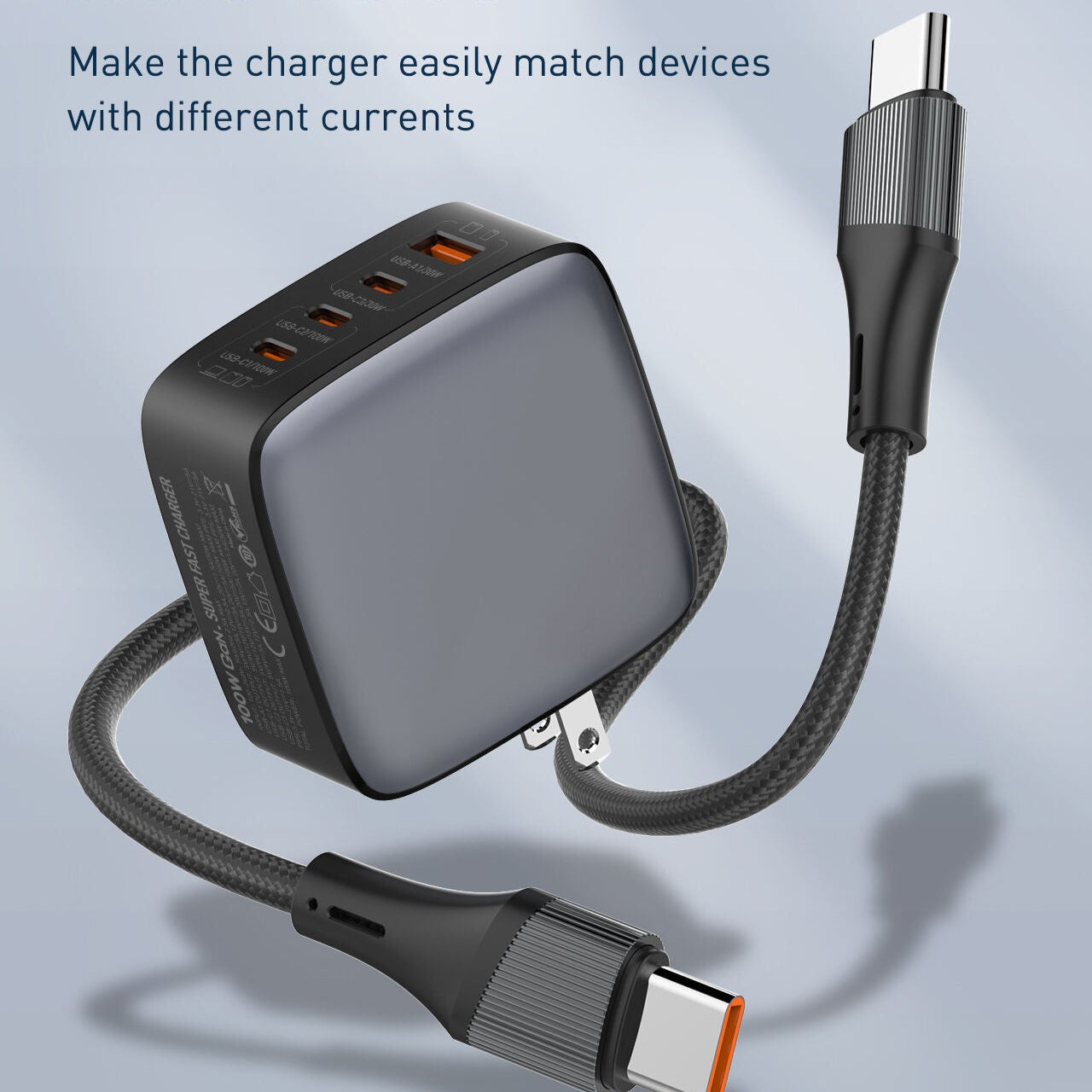 LDNIO Q408 100W Super Fast GaN Charger