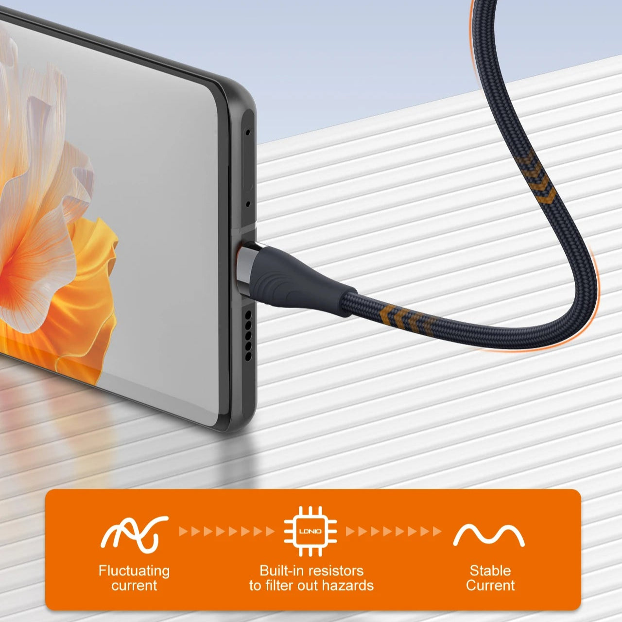 LDNIO LC692C PD65W Type-C to Type-C Cable